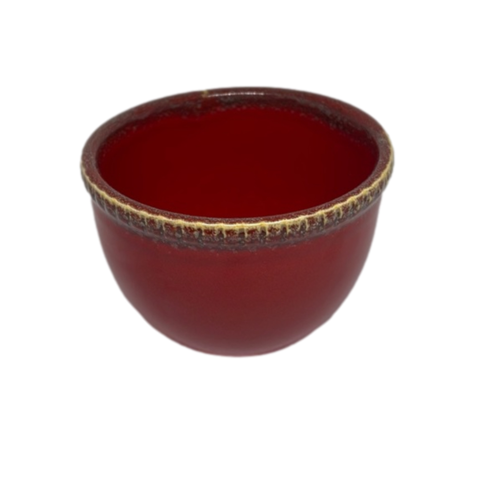 Small Red Mini Italian Pottery Bowl